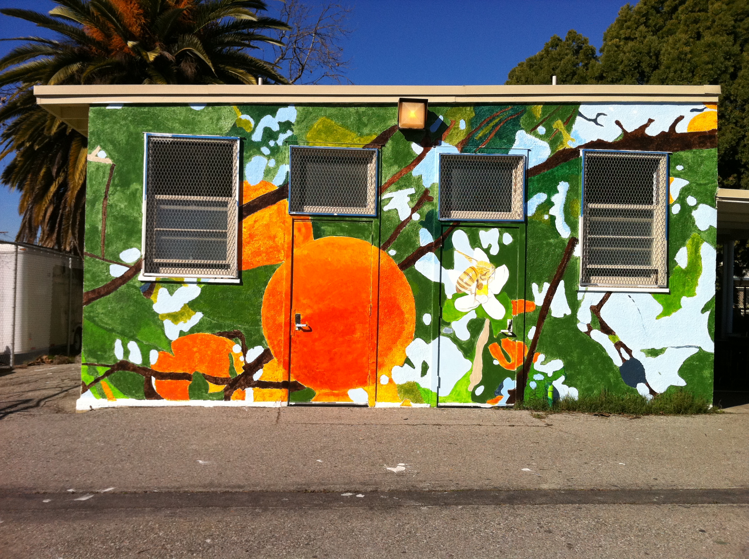 Secret Garden: Orange Mural